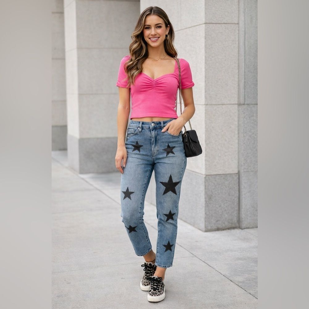Blank NYC Blue Star Jeans